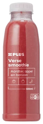 PLUS verse smoothie appel aardbei banaan