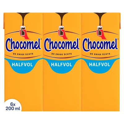 Chocomel Halfvol mini 6-pack