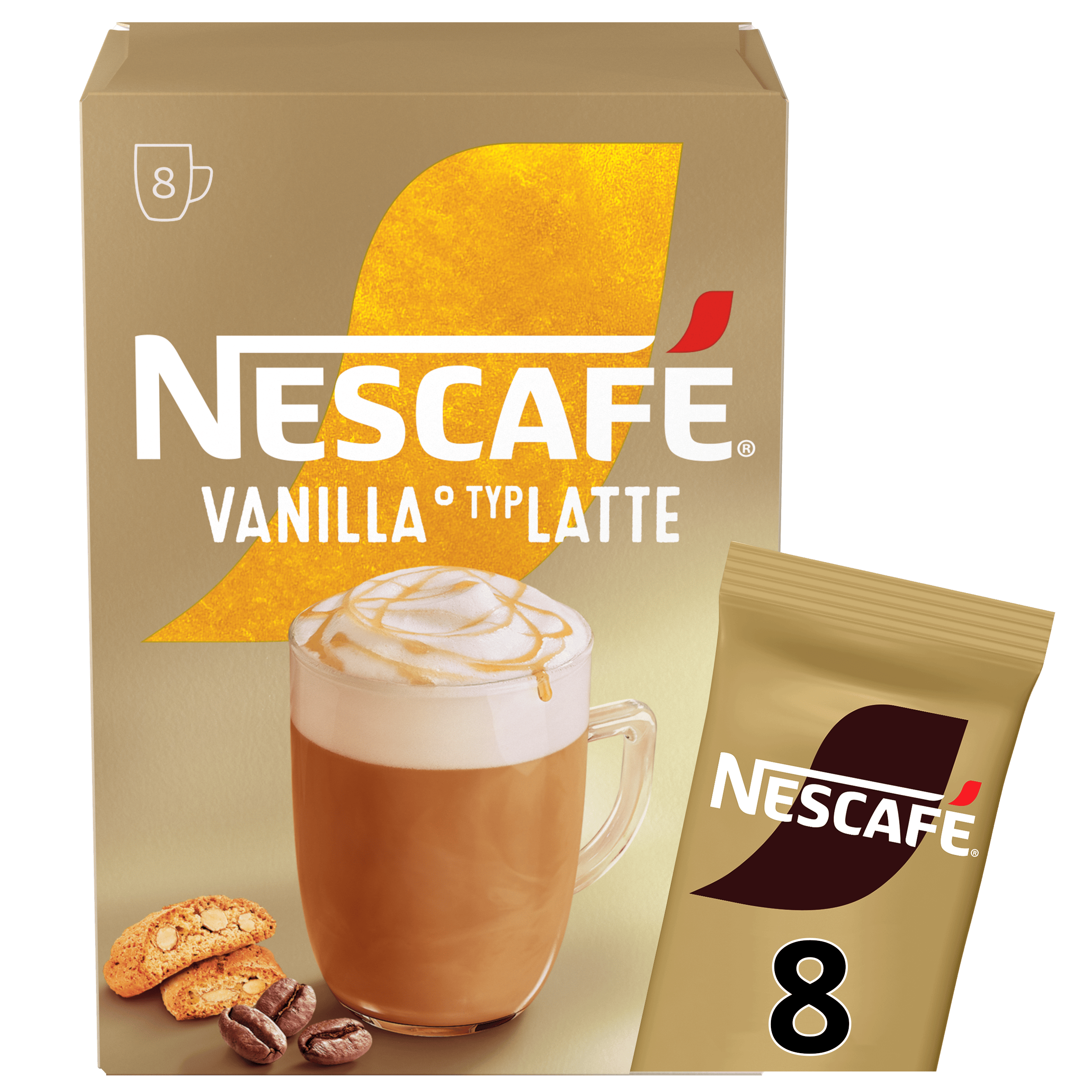 Nescafe Latte Vanilla Oploskoffie
