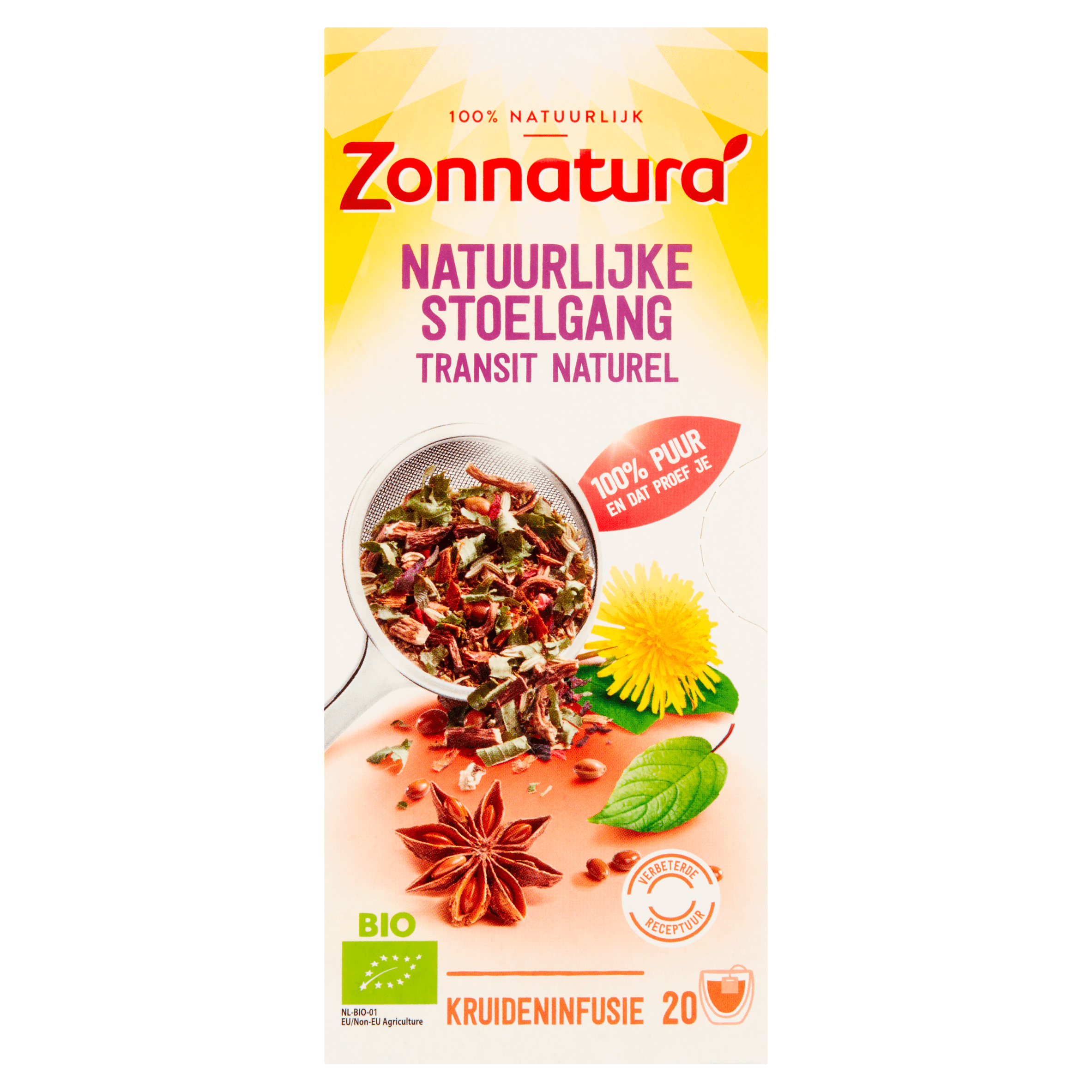 Zonnatura Thee natuurlijke stoelgang bio