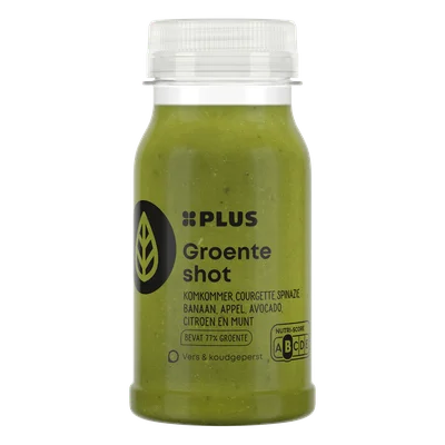 PLUS Vers groenteshot komkommer courgette