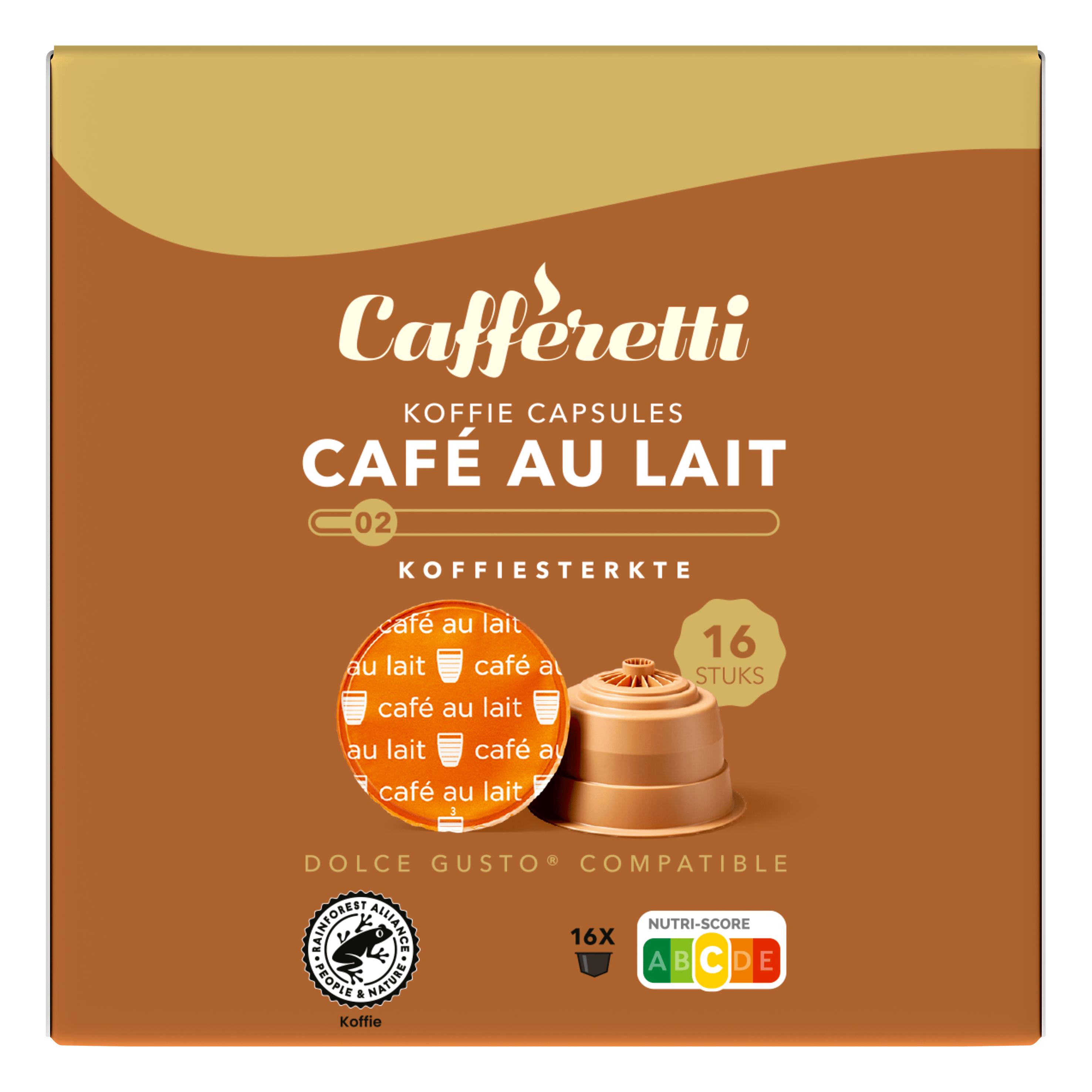 Caffèretti Koffiecapsules café au lait