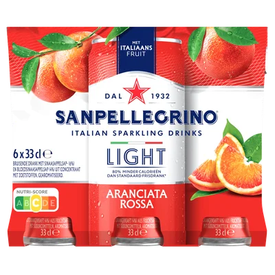 San Pellegrino Aranciata rossa light