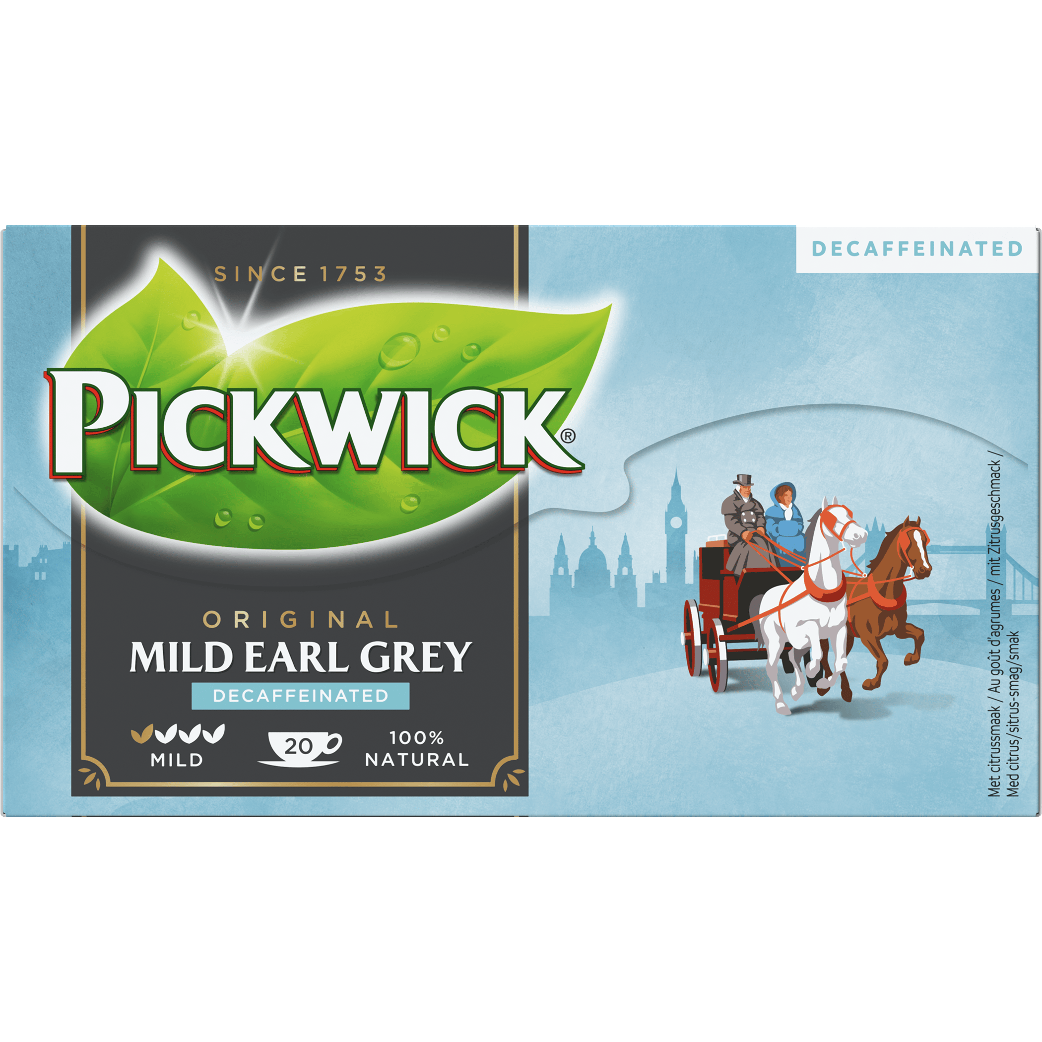Pickwick Earl grey mild decaffeinated
