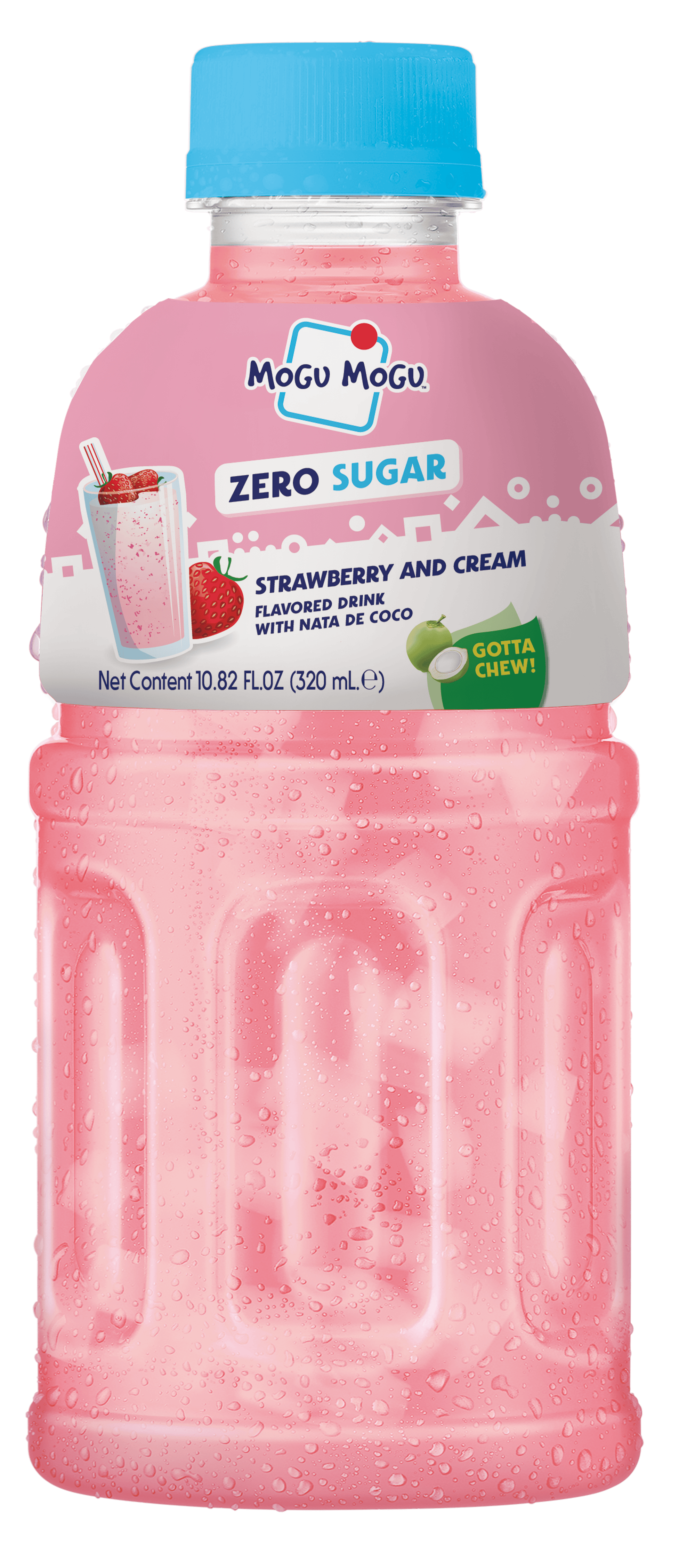 Mogu Mogu Creamsoda aardbei zero