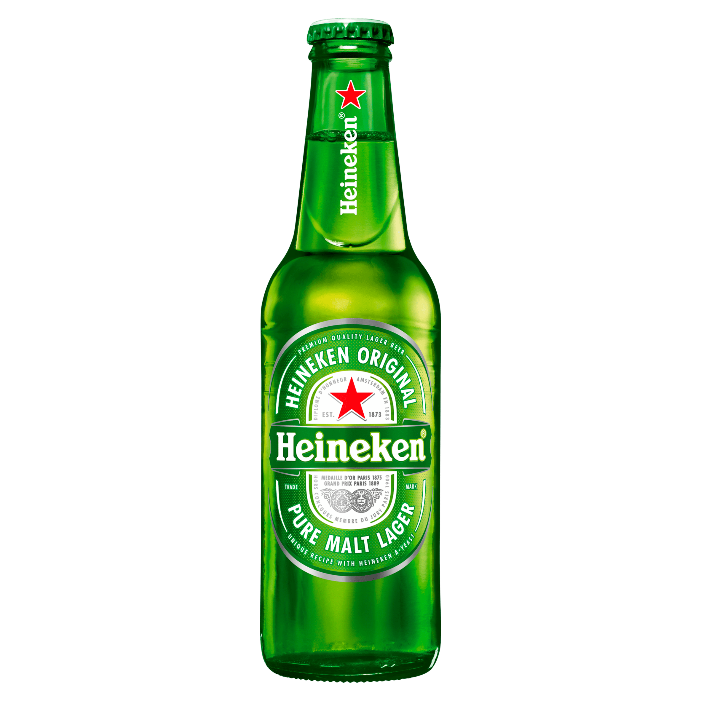 Heineken Premium pilsener bier fles