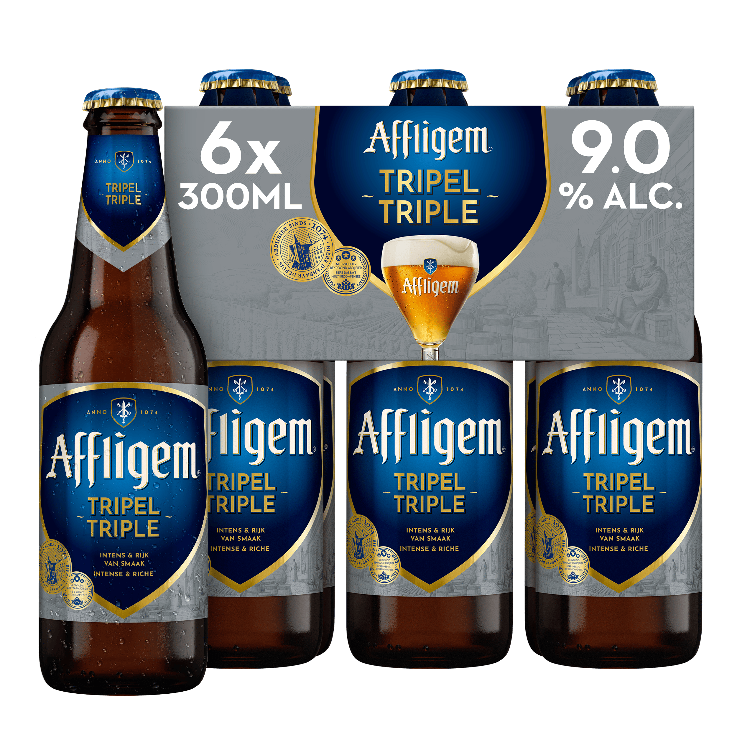 Affligem Tripel bier fles