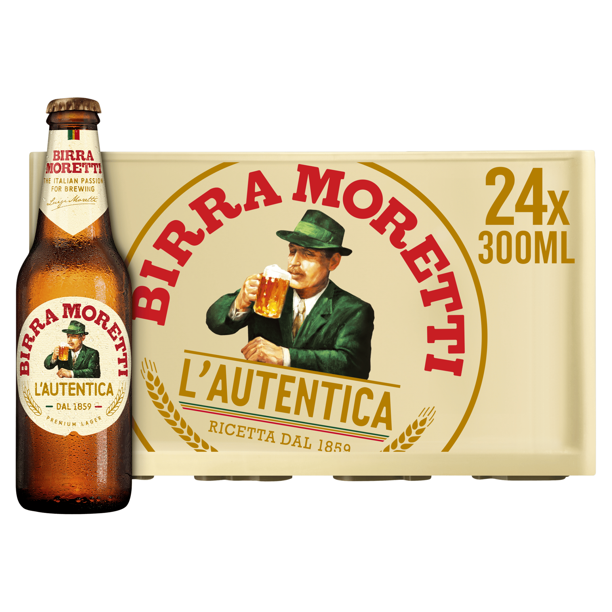Birra Moretti L'Autentica bier fles