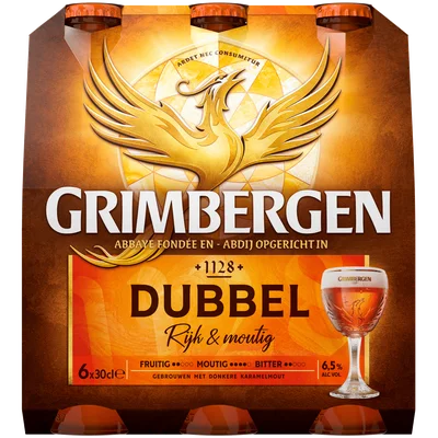 Grimbergen Dubbel abdijbier fles