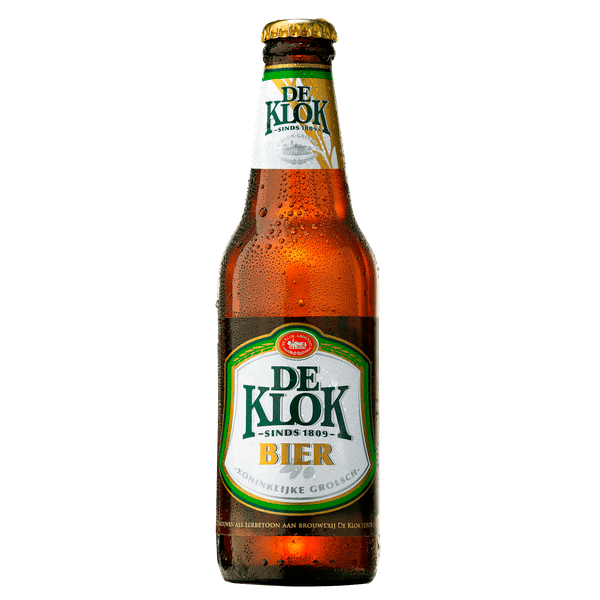 De Klok Bier krat fles