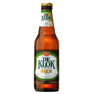 De Klok Bier krat fles