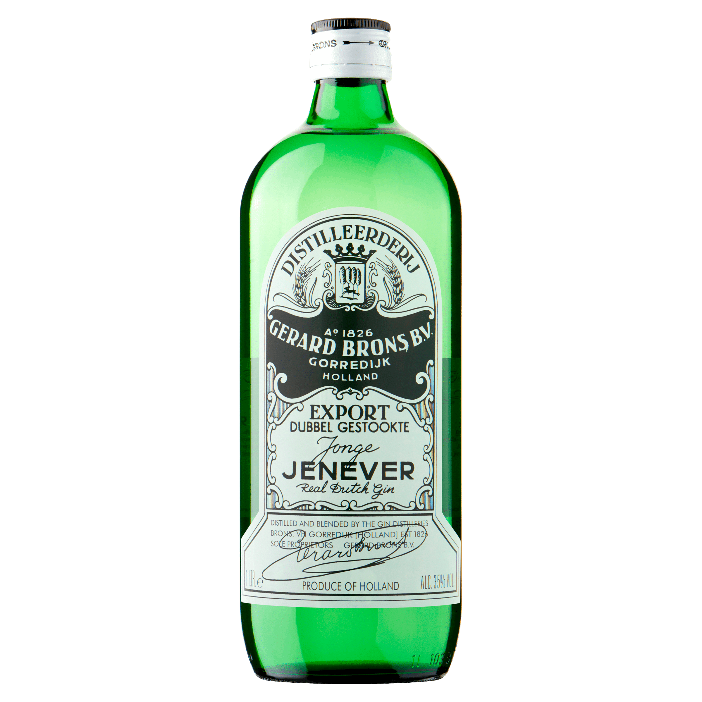 Gerard Brons Export dubbel gestookte jonge jenever
