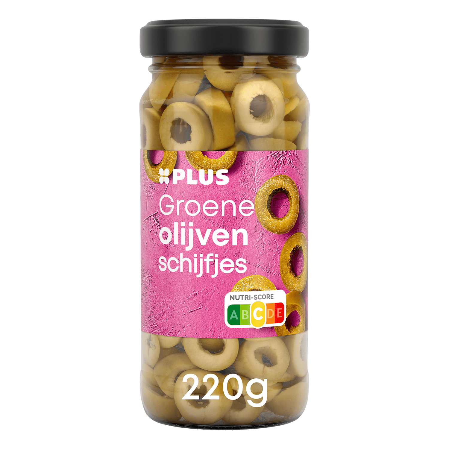 PLUS Groene olijven schijfjes