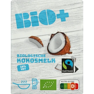 BIO+ Kokosmelk 18% vet