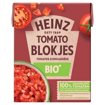 Heinz Tomatenblokjes bio