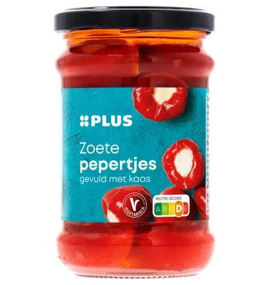 PLUS Zoete pepertjes gevuld met kaas