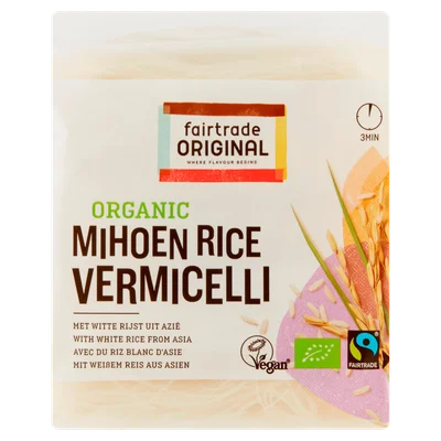 Fairtrade Original White Rice vermicelli bio FT vegan