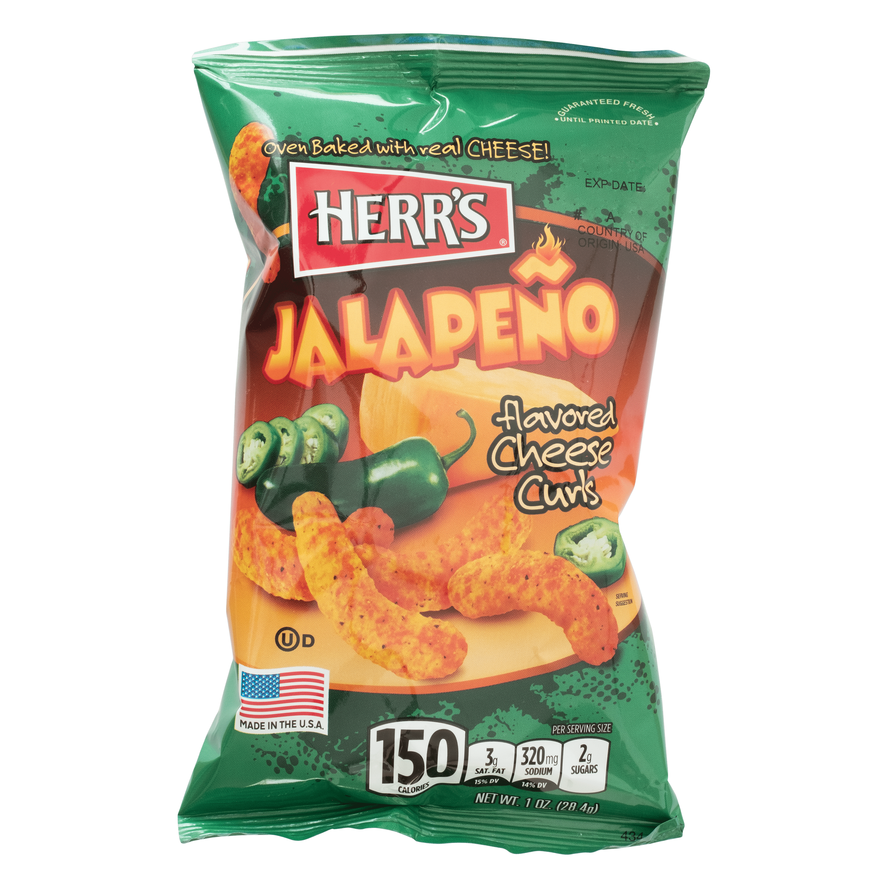 Herr's Jalapeño Cheese curls