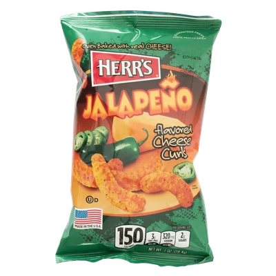 Herr's Jalapeño Cheese curls