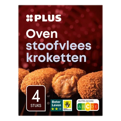 PLUS Oven stoofvlees kroketten