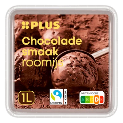 PLUS Roomijs rum rozijnen