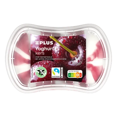 PLUS Kleintje yoghurtijs kers