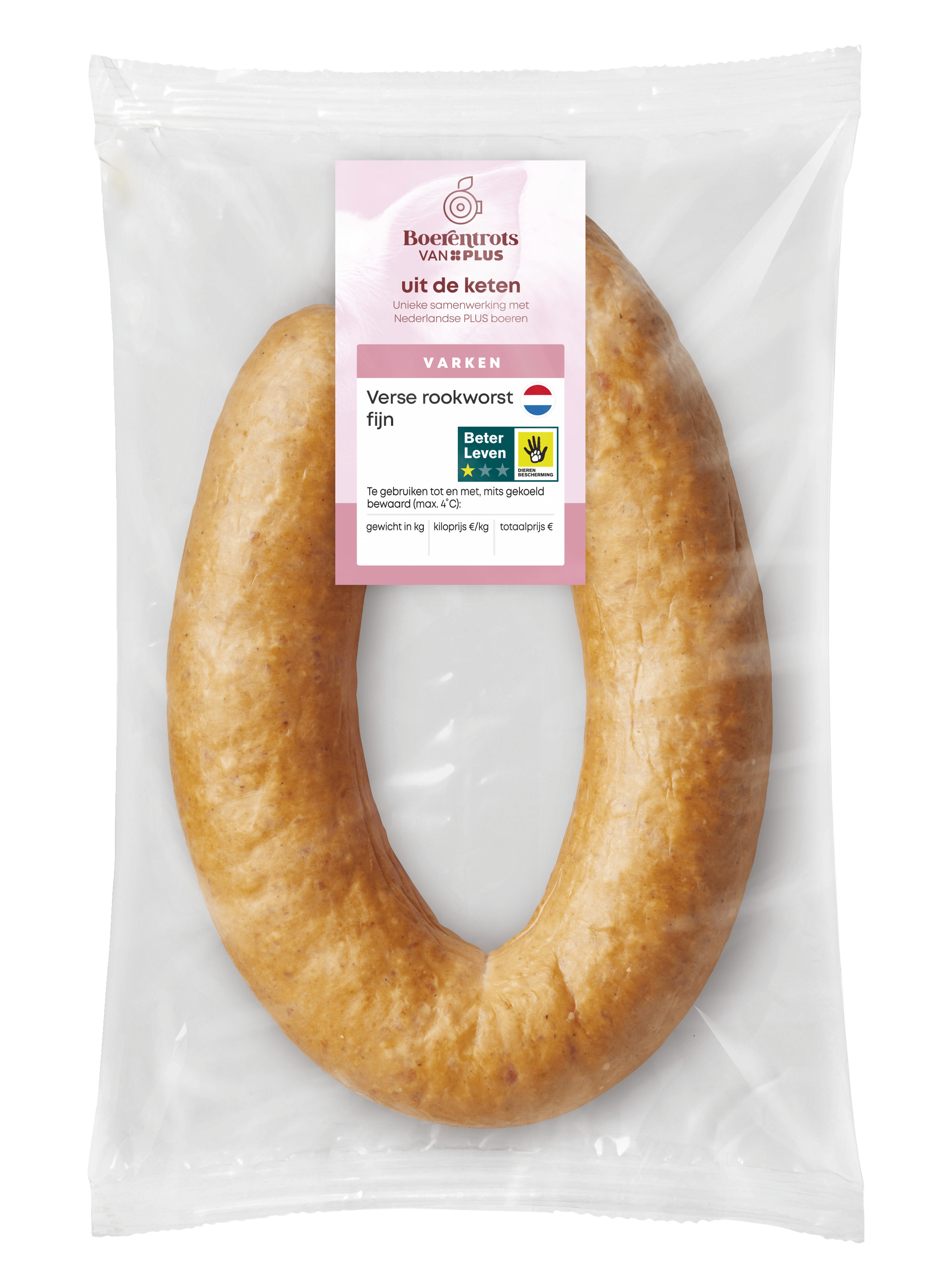 PLUS Boerentrots Verse rookworst fijn