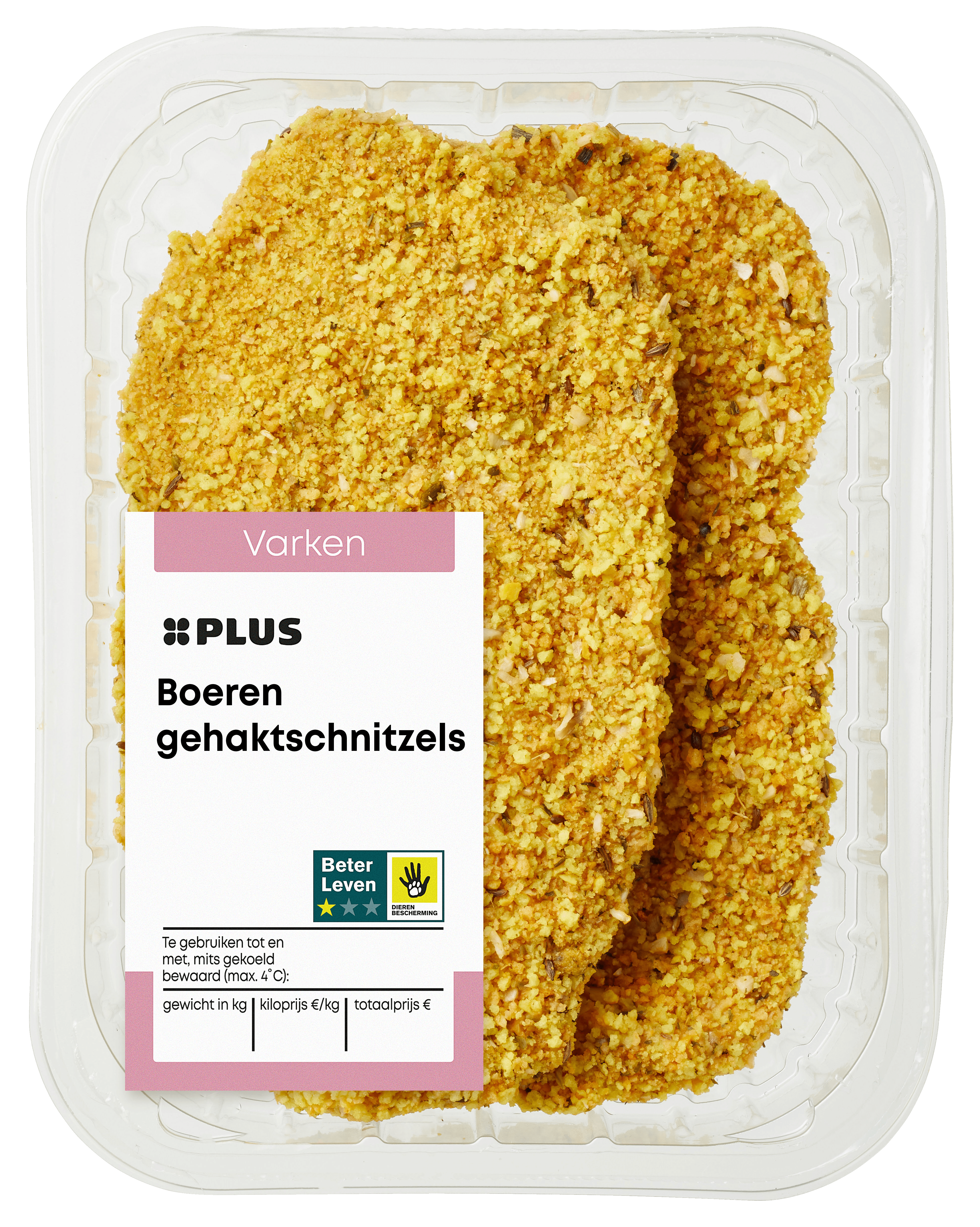 PLUS Boeren gehaktschnitzels