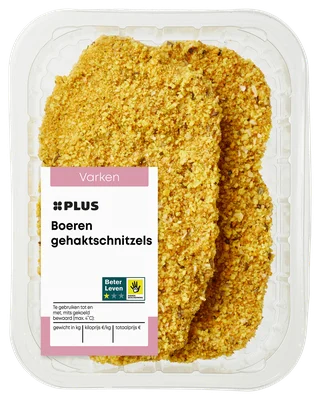 PLUS Boeren gehaktschnitzels