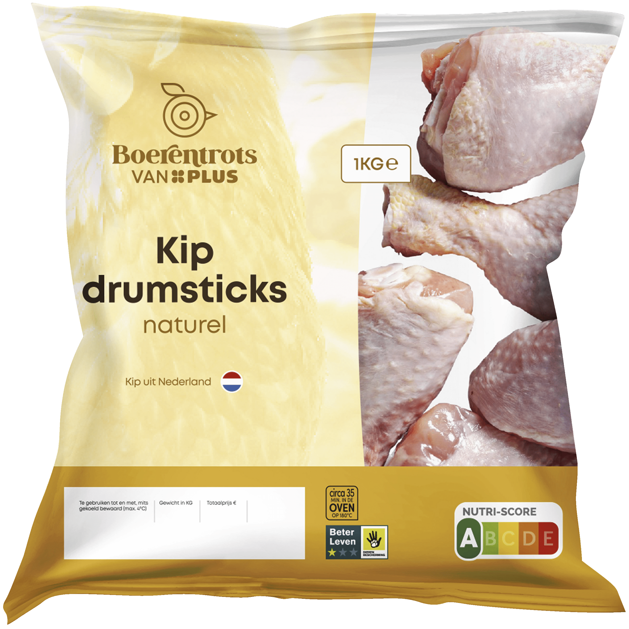 PLUS Boerentrots Kipdrumsticks naturel VDV
