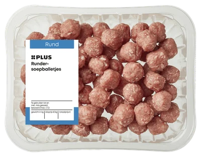 PLUS Gegaarde soepballetjes