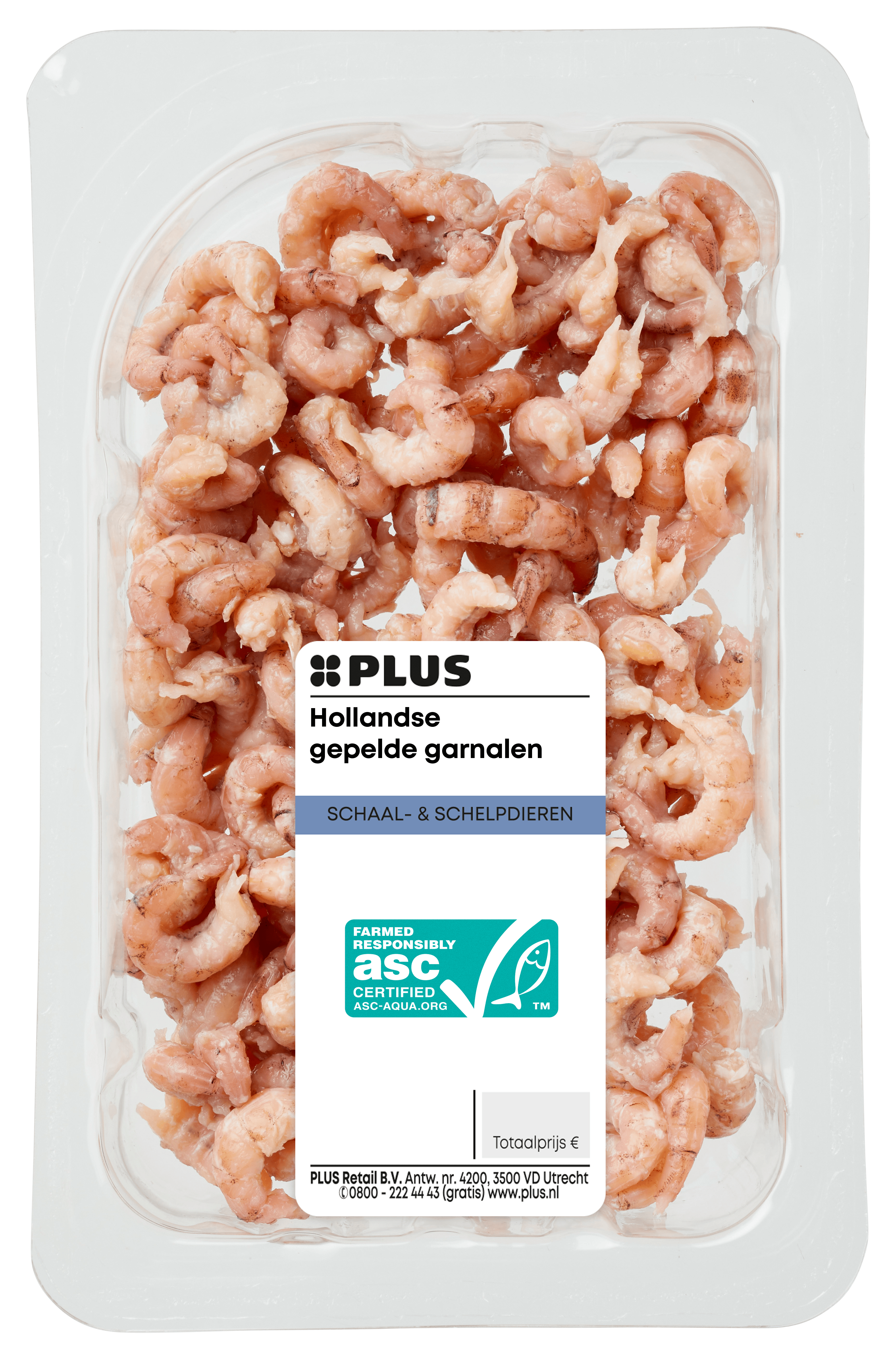PLUS Hollandse gepelde garnalen