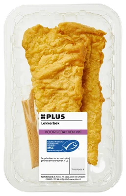 PLUS Gebakken lekkerbek