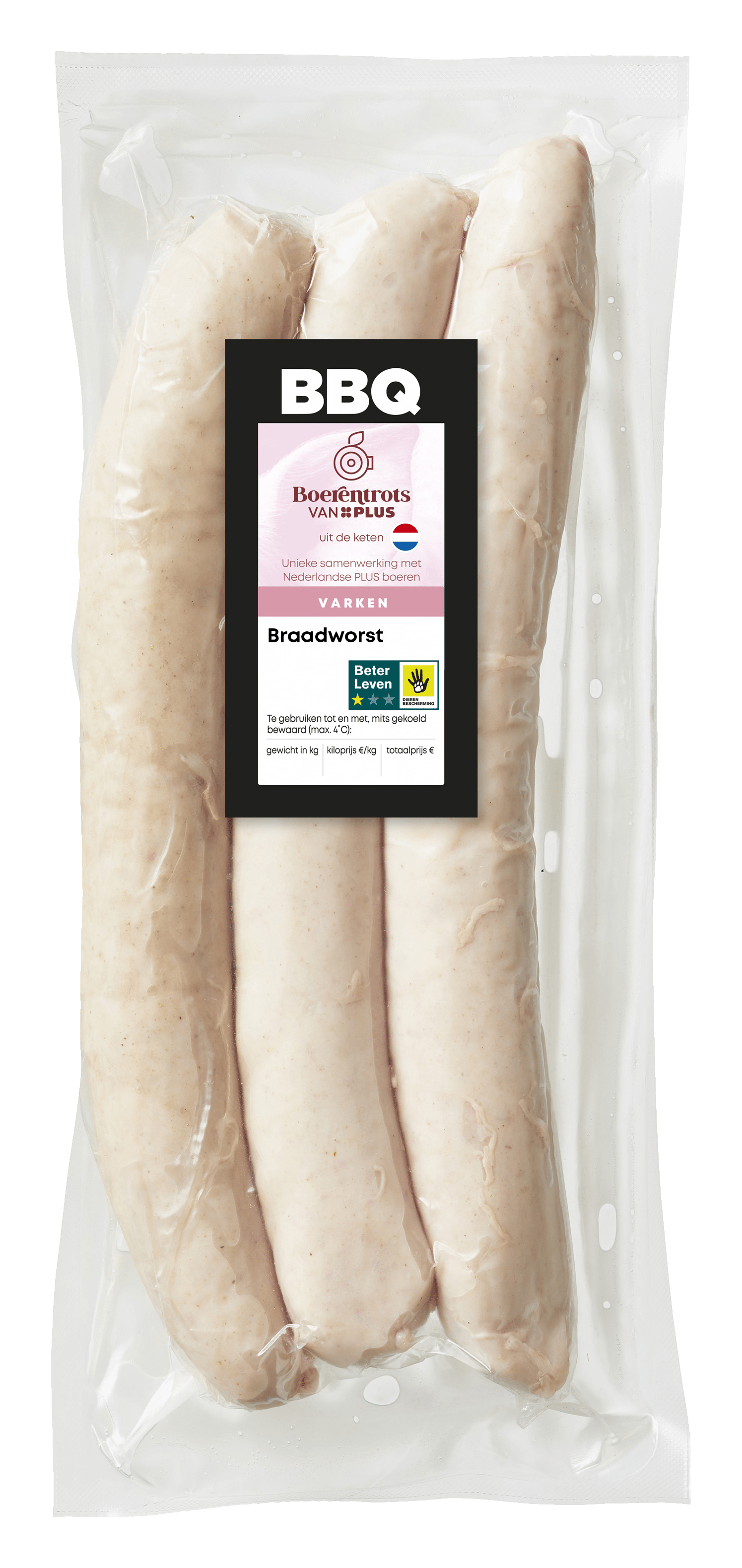 PLUS Braadworst 3st