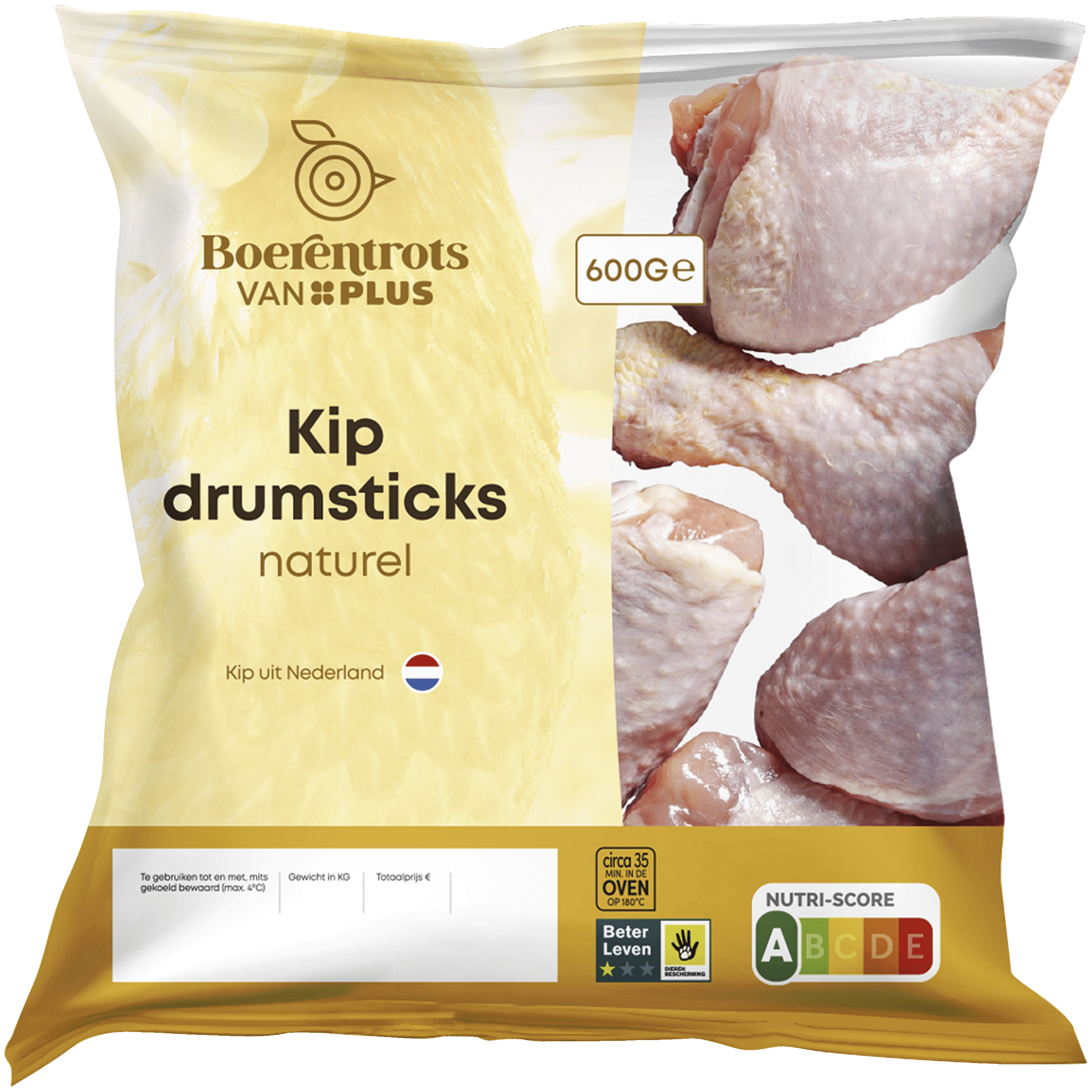 PLUS Boerentrots Kipdrumsticks naturel