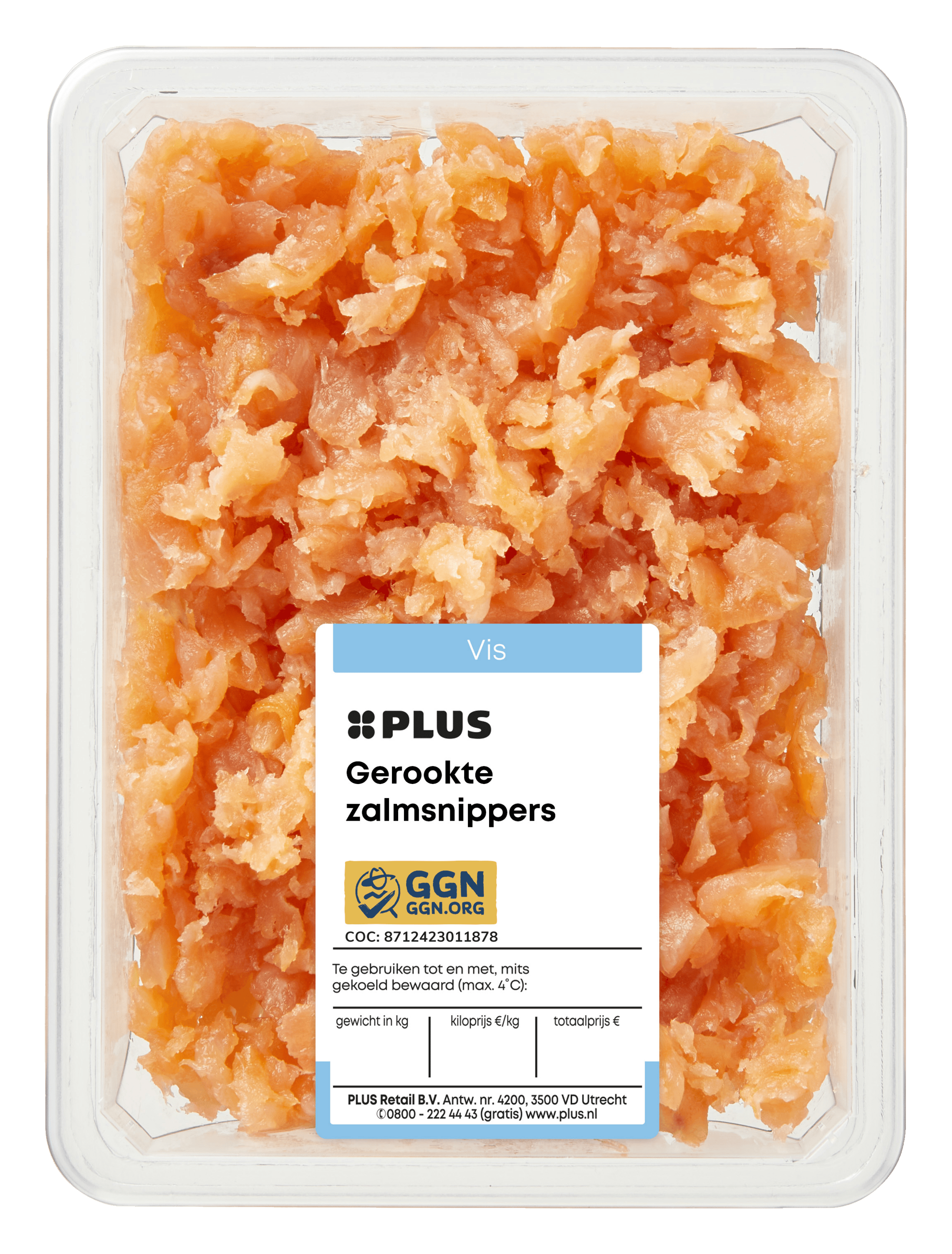 PLUS Gerookte Noorse zalmsnippers