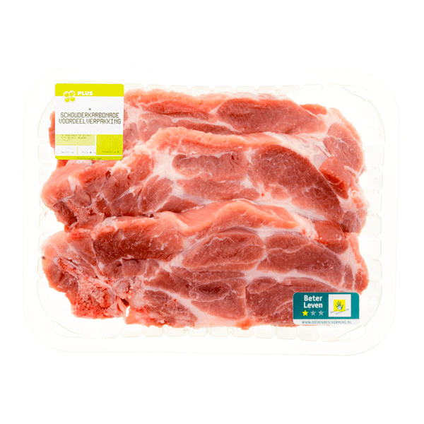 PLUS Schouderkarbonade 3 stuks