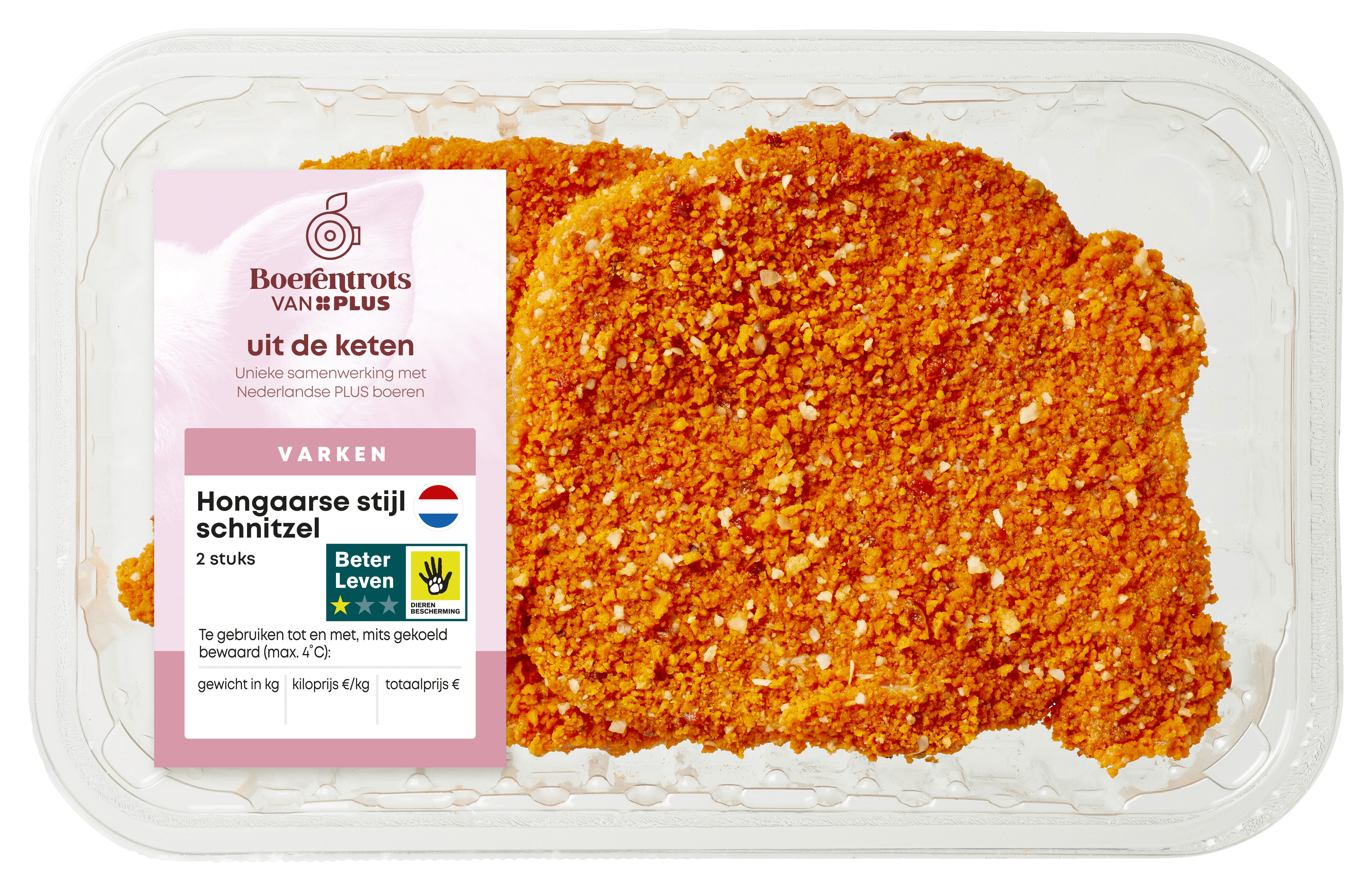 PLUS Schnitzel Hongaarse stijl 2 st