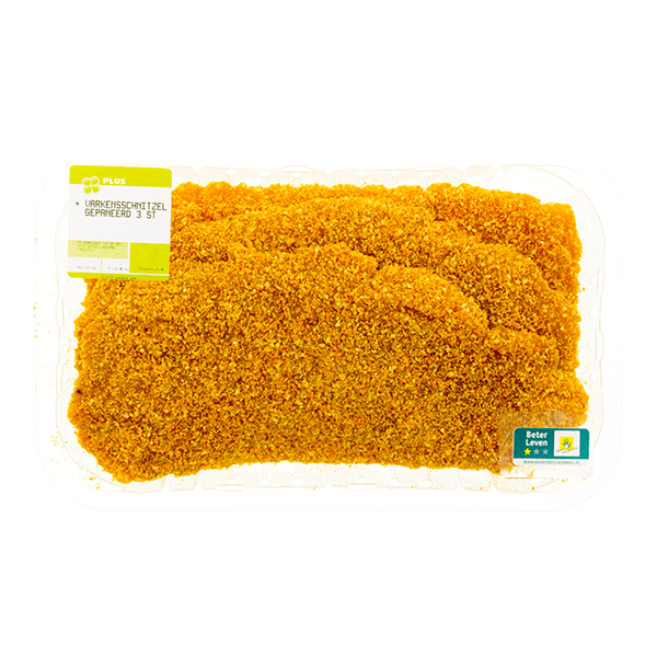 PLUS Varkensschnitzel 3 stuks