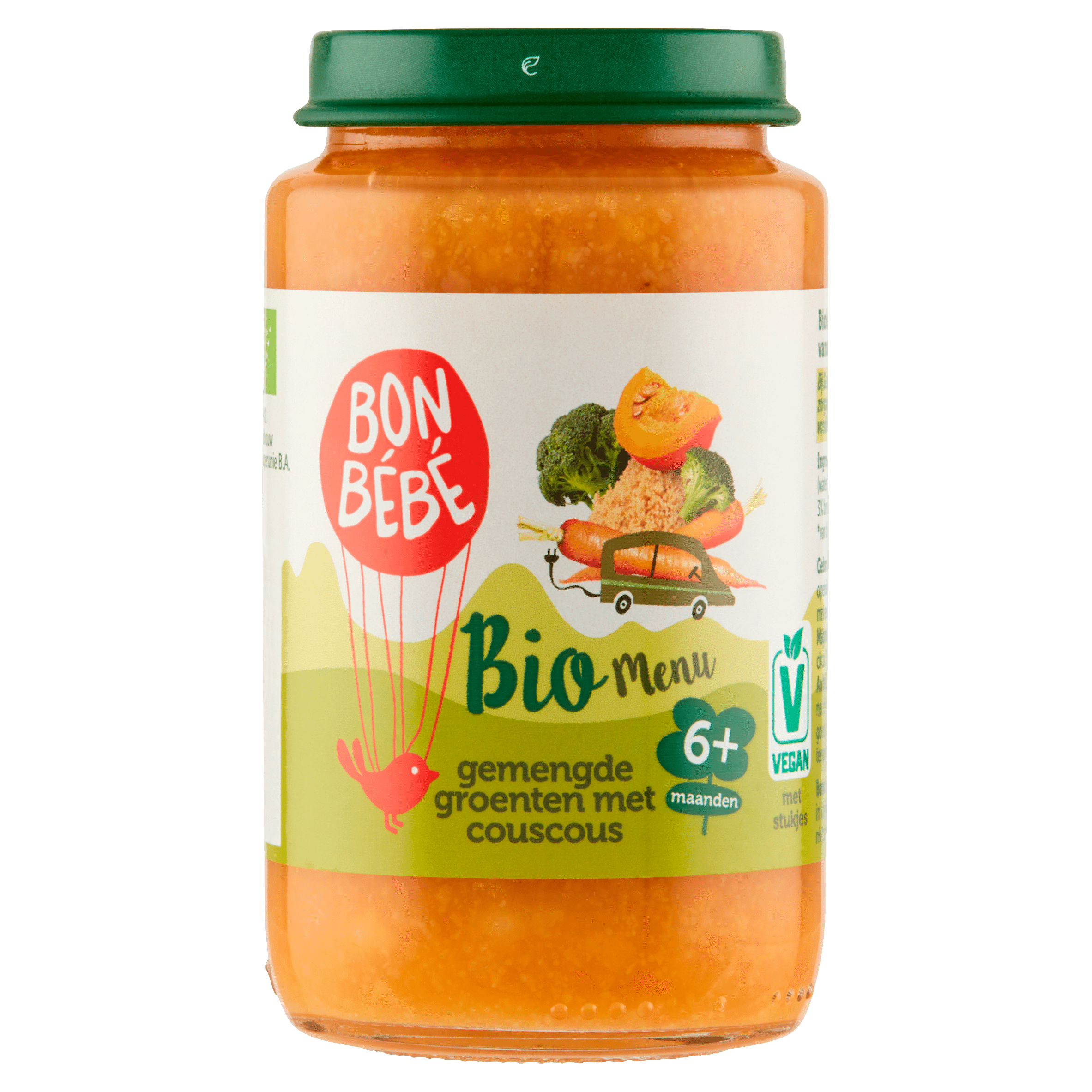 Bonbebe Bio M0617 gemengde groente couscous