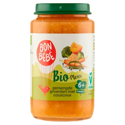 Bonbebe Bio M0617 gemengde groente couscous