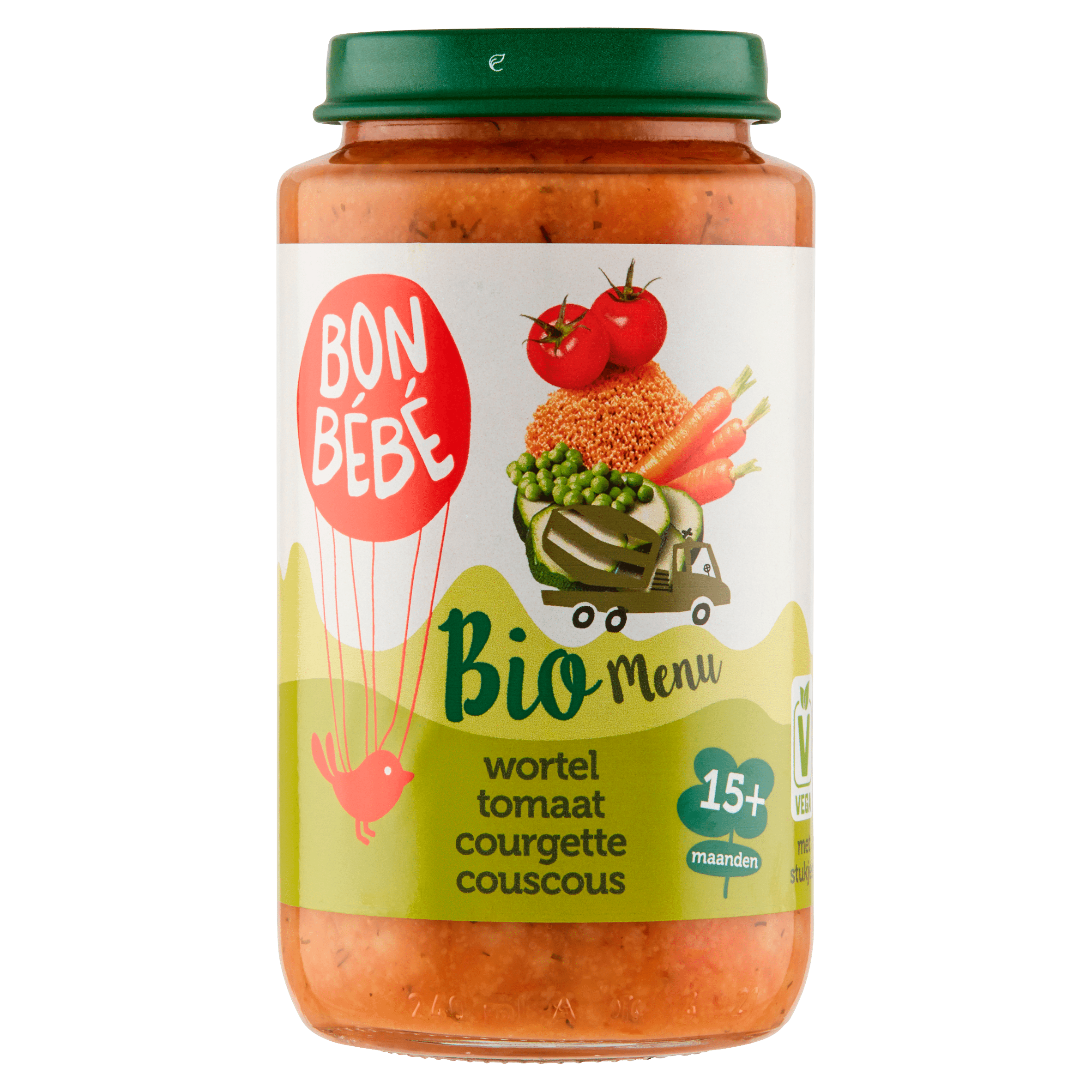 Bonbebe Bio 15+M1513 wortel tomaat courgette