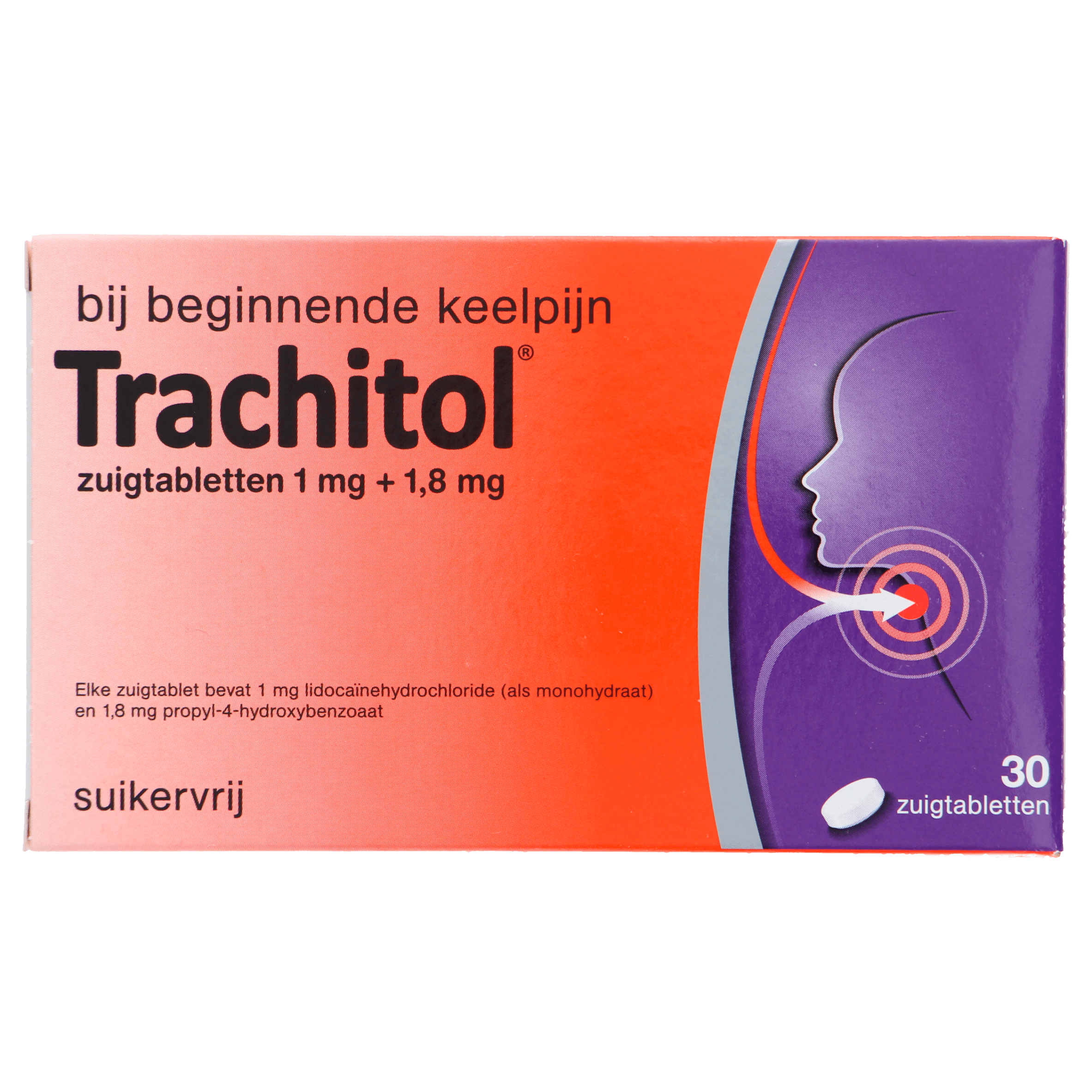 Trachitol Zuigtabletten 1 mg + 1,8 mg