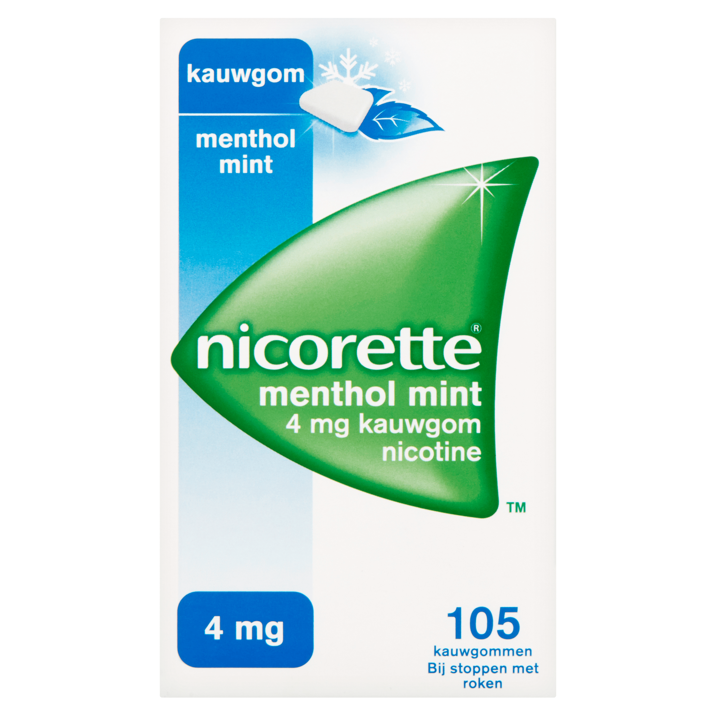 Nicorette Nicorette menthol mint SV gum 4mg