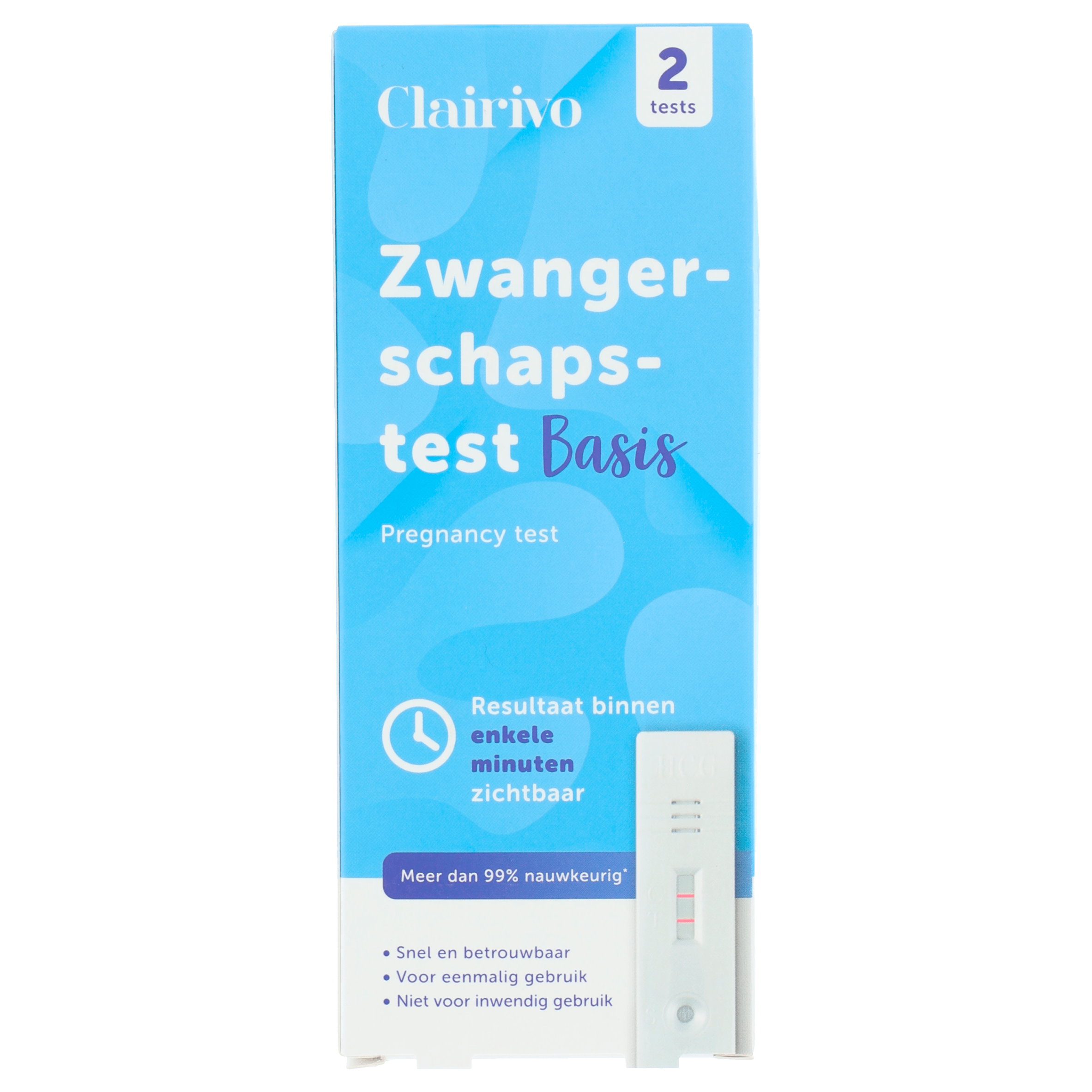 Clairivo Zwangerschapstest casette 2st