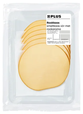 PLUS Rookkaas 45+ plakken