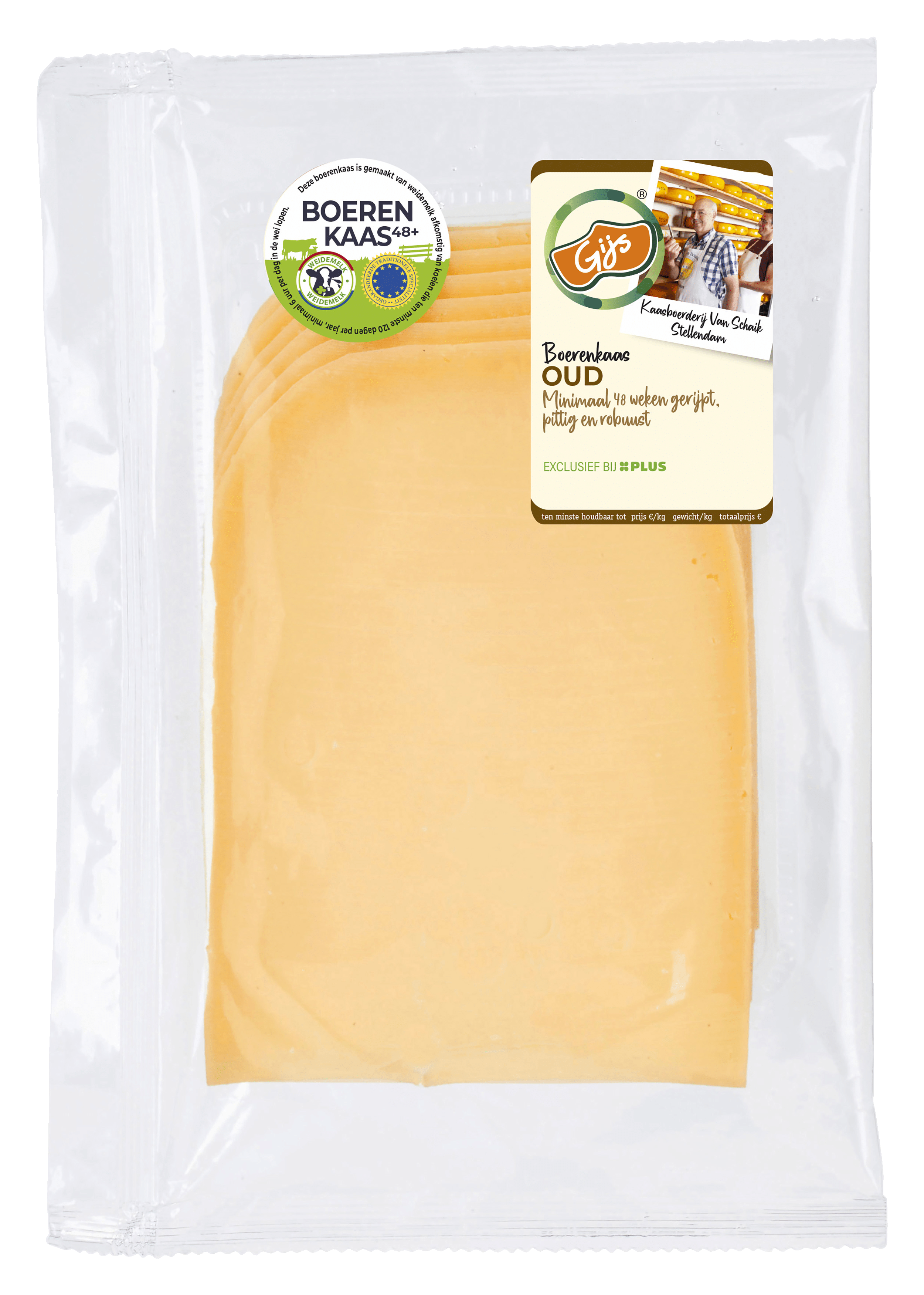 GIJS Boerenkaas oud 48+ plakken