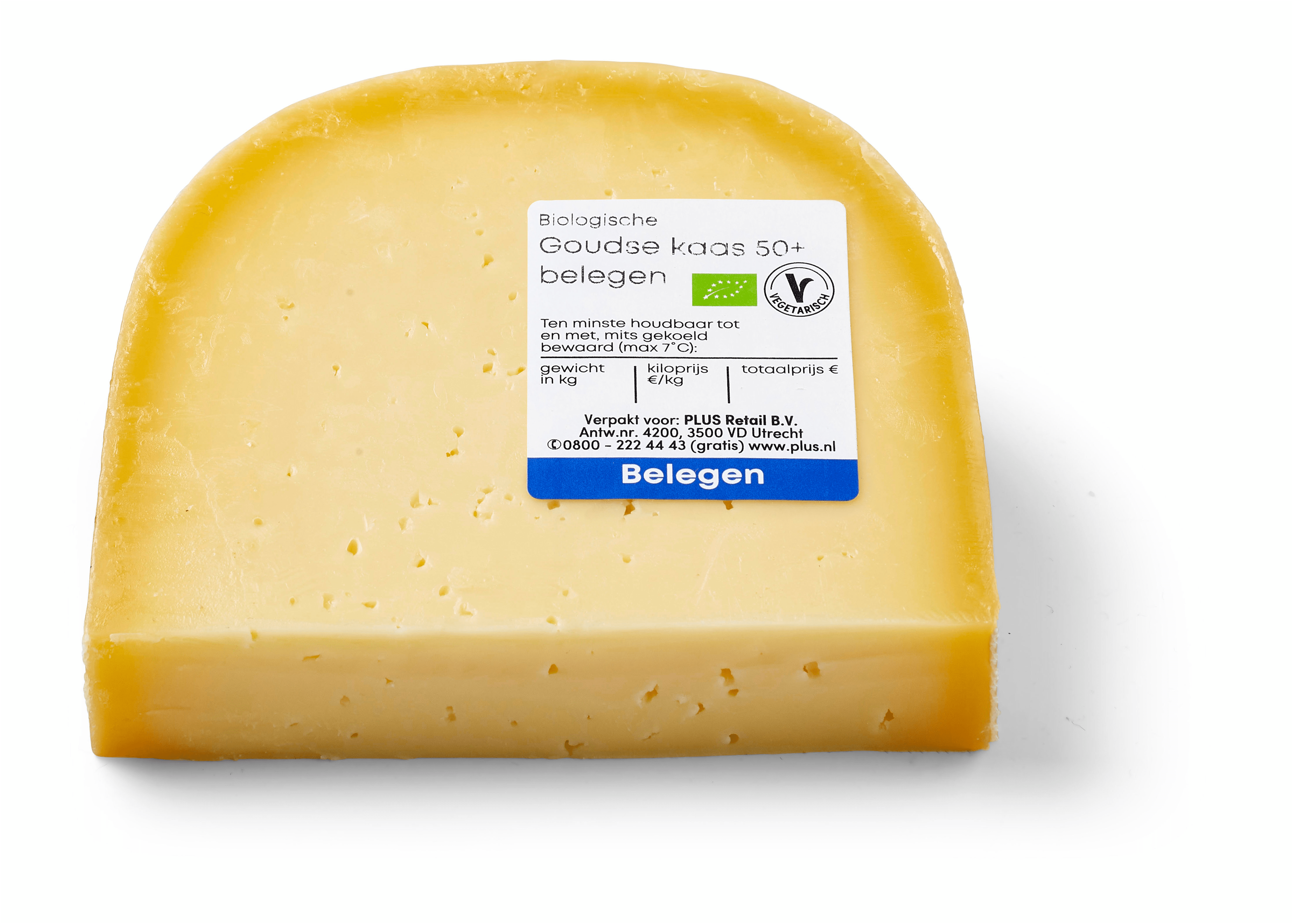 Biologisch PLUS Belegen 50+ stuk