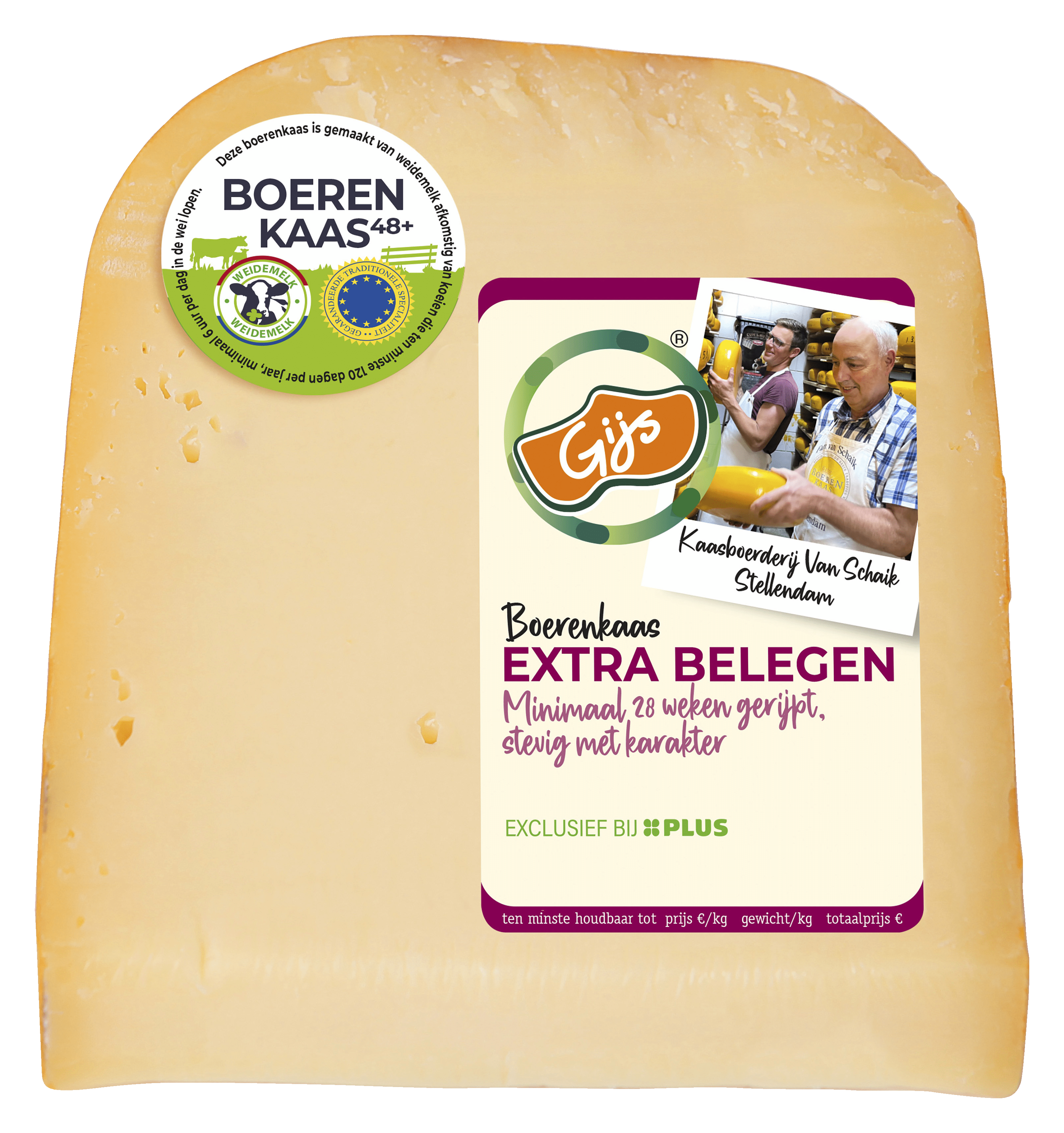 GIJS Boerenkaas extra belegen 48+ stuk