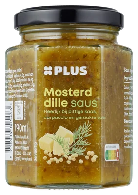 PLUS Mosterd dille saus